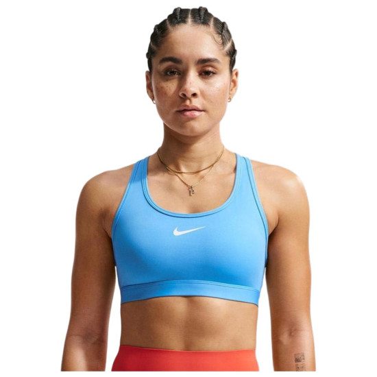 Nike Γυναικείο μπουστάκι Swoosh Medium-Support Padded Sports Bra